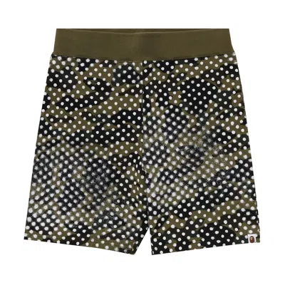 Pre-owned Bape X Joshua Vibes Sweat Shorts 'green'