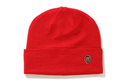Pre-owned Bape X Kid Cudi Knit Cap In Red