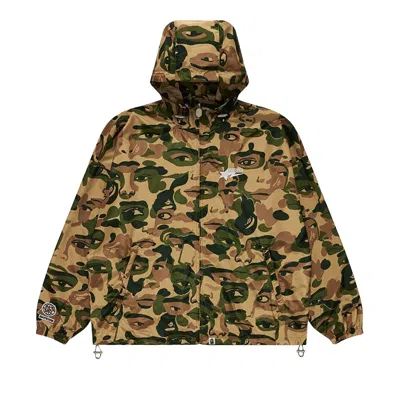 Pre-owned Bape X Kidsuper Camo Lightweight Jacket 'green' | Men's Size L