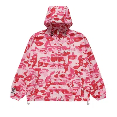 Pre-owned Bape X Kidsuper Camo Lightweight Jacket 'pink' | Men's Size S