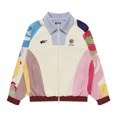 Pre-owned Bape X Kidsuper Patchwork Track Jacket 'multicolor' | Multi-color | Men's Size L