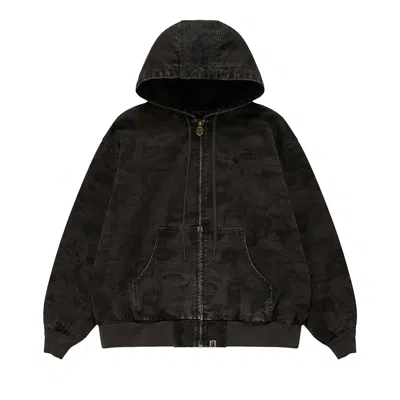 Pre-owned Bape X Kidsuper Solid Camo Jacquard Jacket 'black' | Men's Size Xl