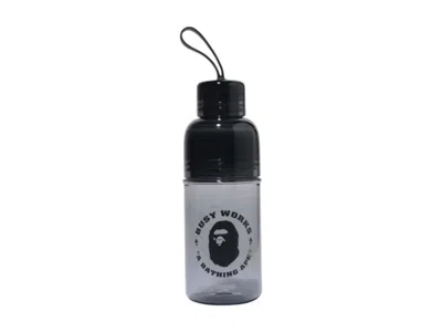 Pre-owned Bape X Kinto Busy Works Water Bottle In Black