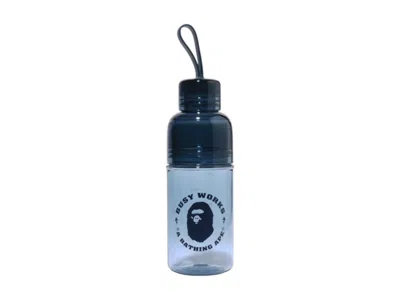 Pre-owned Bape X Kinto Busy Works Water Bottle In Navy Blue