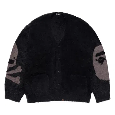 Pre-owned Bape X Mmj Knit Cardigan 'black'