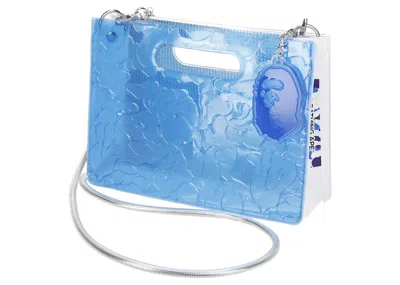 Pre-owned Bape X Nananana A5 Horizontal Bag In Blue Nagoya Store Exclusive