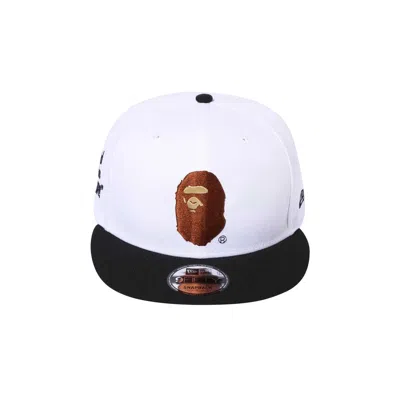 Pre-owned Bape X New Era 9fifty Cap 'white'