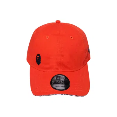 Pre-owned Bape X New Era 9twenty Cap 'orange'