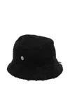 Bape X New Era Tweeded Bucket Hat In Black