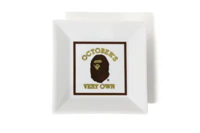 Pre-owned Bape X Ovo Ashtray In White