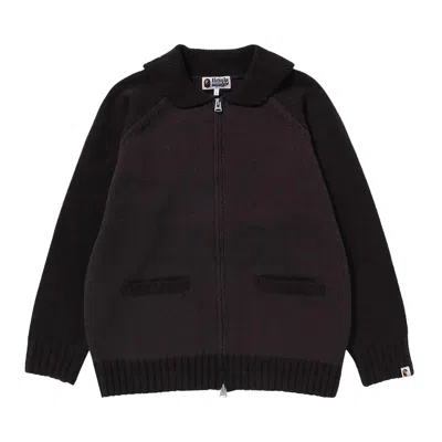 Pre-owned Bape X Ovo Cowichan Sweater 'grey' | Men's Size Xxl In Gray