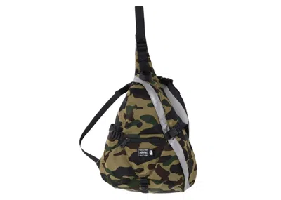 Pre-owned Bape X Porter 1st Camo One Shoulder Bag (fw23) In Green