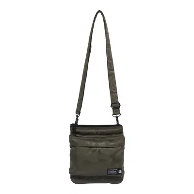 Pre-owned Bape X Porter-yoshida & Co. Solid Camo Shoulder Pouch 'olive Drab' | Green | Men's Size Onesize