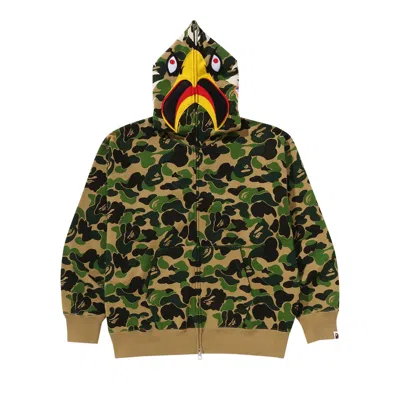 Pre-owned Bape X Readymade Abc Camo Eagle Relaxed Fit Full Zip Hoodie 'green'