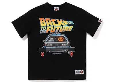 Pre-owned Bape X Readymade Kids Back To The Future Tee Shirt In Black