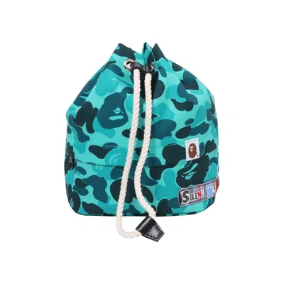 Pre-owned Bape X Saint Mxxxxxx Rope Snap Bag 'sax' | Blue | Men's Size Onesize