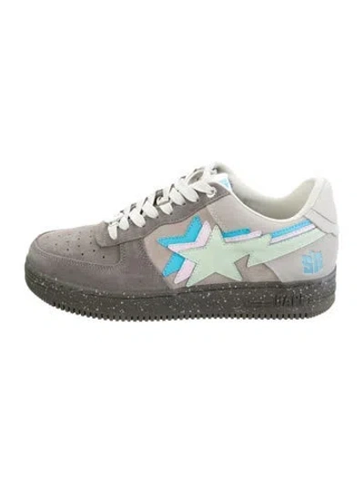 Pre-owned Bape X Sneaker News  Sta 'night' Sneakers In Grey