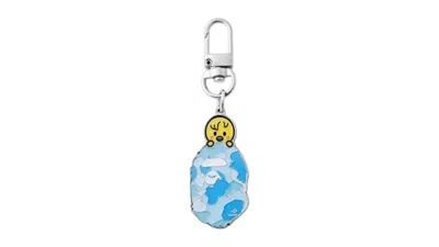 Pre-owned Bape X Stray Kids Felix Keychain In Light Blue