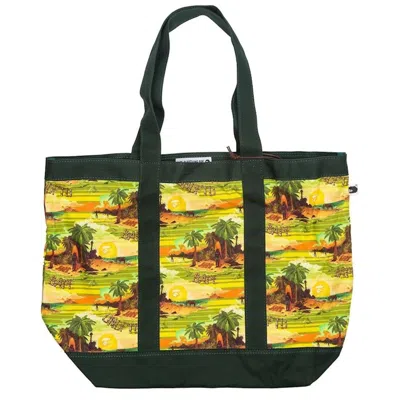 Pre-owned Bape X Undefeated Island Tote In Green