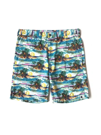 Pre-owned Bape X Undefeated Ss12 Bape Undefeated Capsule Collection Shorts In Multicolor