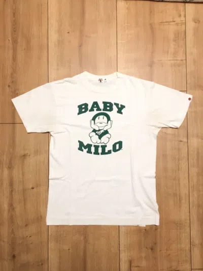 Pre-owned Bape X Vintage Bape Baby Milo T-shirt In White