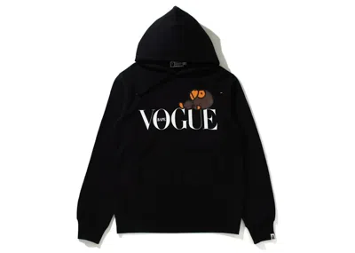 Pre-owned Bape X Vogue Baby Milo Pullover Hoodie In Black