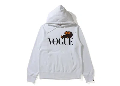 Pre-owned Bape X Vogue Baby Milo Pullover Hoodie In White