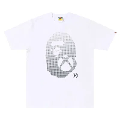 Pre-owned Bape X Xbox Ape Head Tee #1 'white'