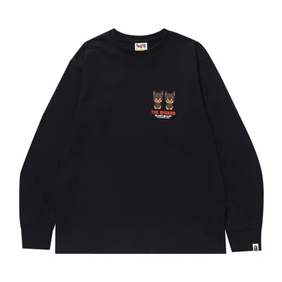 Pre-owned Bape X Xo The Weeknd Long-sleeve Tee 'black'