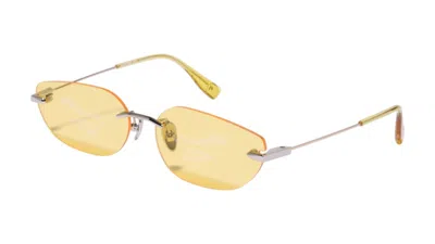 Pre-owned Bape Xviii Sunglasses In Yellow