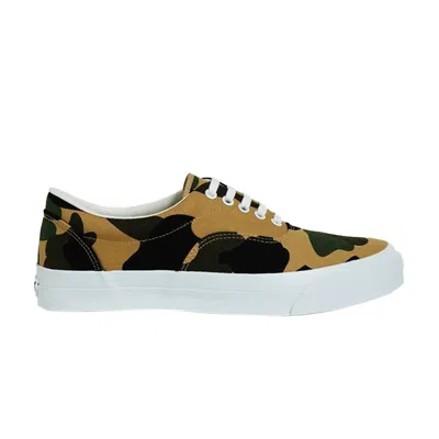 Pre-owned Bape Yank Sta Low 'camo' | Yellow | Men's Size 8