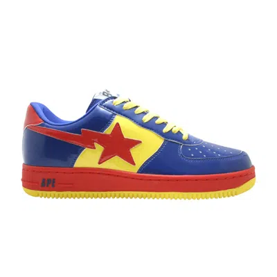 Pre-owned Bape Sta Fs-001 Low 'superman' In Blue