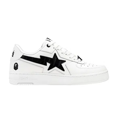 Pre-owned Bape Sta Icon #1 M2 'croc Pack - White Black'