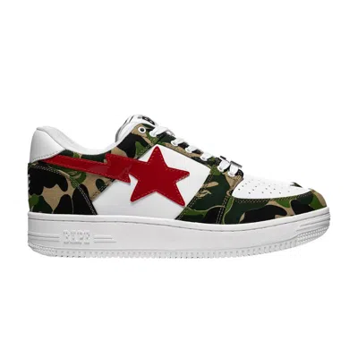 Pre-owned Bape Sta Low 'green Camo'