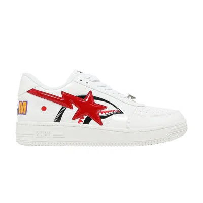 Pre-owned Bape Sta Low M2 'shark Face - White'