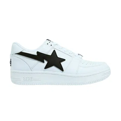 Pre-owned Bape Sta M1 Low 'white Black'