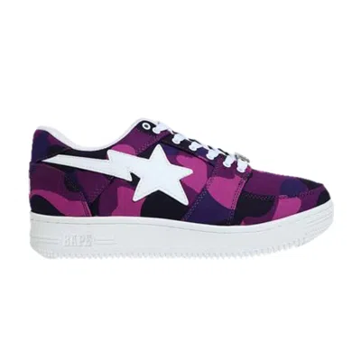 Pre-owned Bape Sta M2 Low 'purple Camo'