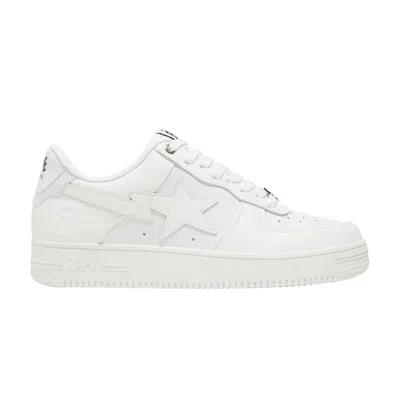 Pre-owned Bape Sta M2 Low 'triple White'