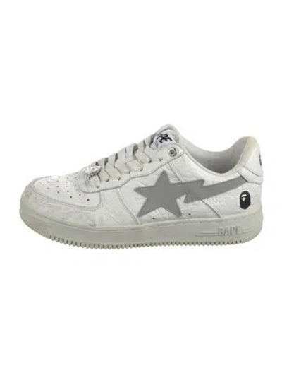 Pre-owned Bape Sta Sneakers In White