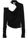 Bapy By *a Bathing Ape® Asymmetric Top In 黑色