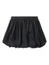 Bapy By *a Bathing Ape® Balloon-hem Mini Skirt In Gray