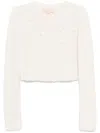 Bapy By *a Bathing Ape® Bow-detail Cardigans In Neutrals