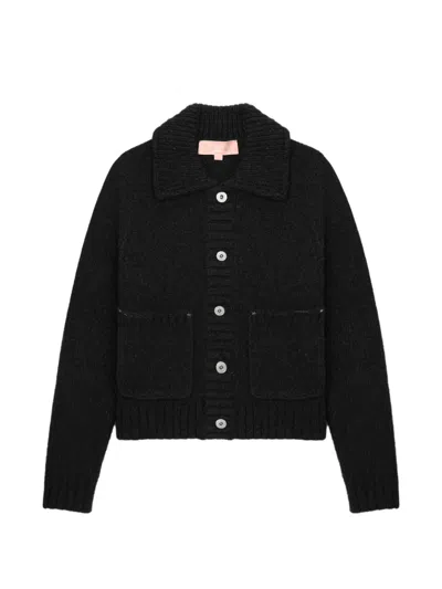 Bapy By *a Bathing Ape® Buttoned Collared Cardigan In Black