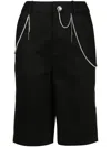 Bapy By *a Bathing Ape® Crystal-detail Shorts In Black