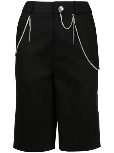 Bapy By *a Bathing Ape® Crystal-detail Shorts In Black