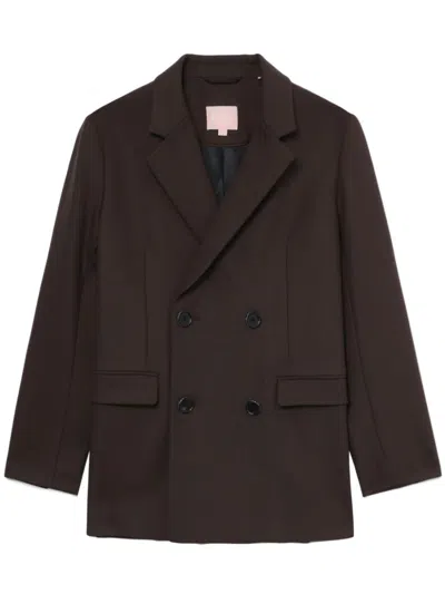 Bapy By *a Bathing Ape® Double-breasted Blazer In 褐色