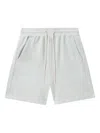 Bapy By *a Bathing Ape® Drawstring-waist Cotton Shorts In Gray