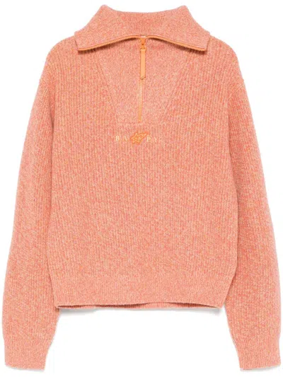 Bapy By *a Bathing Ape® Half-zip Jumper In Rosa