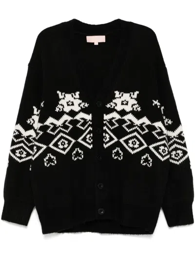 Bapy By *a Bathing Ape® Intarsia Cardigan In Black
