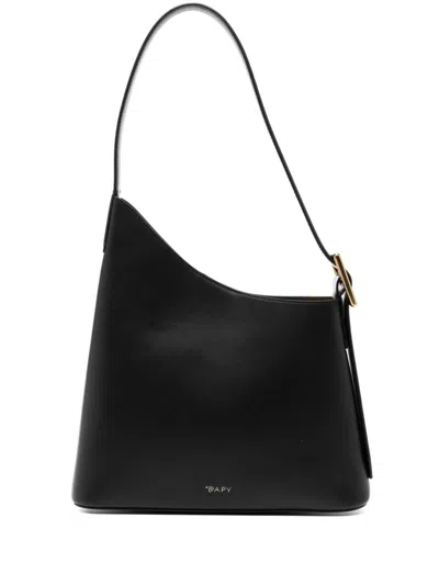 Bapy By *a Bathing Ape® Leather Shoulder Bag In Black